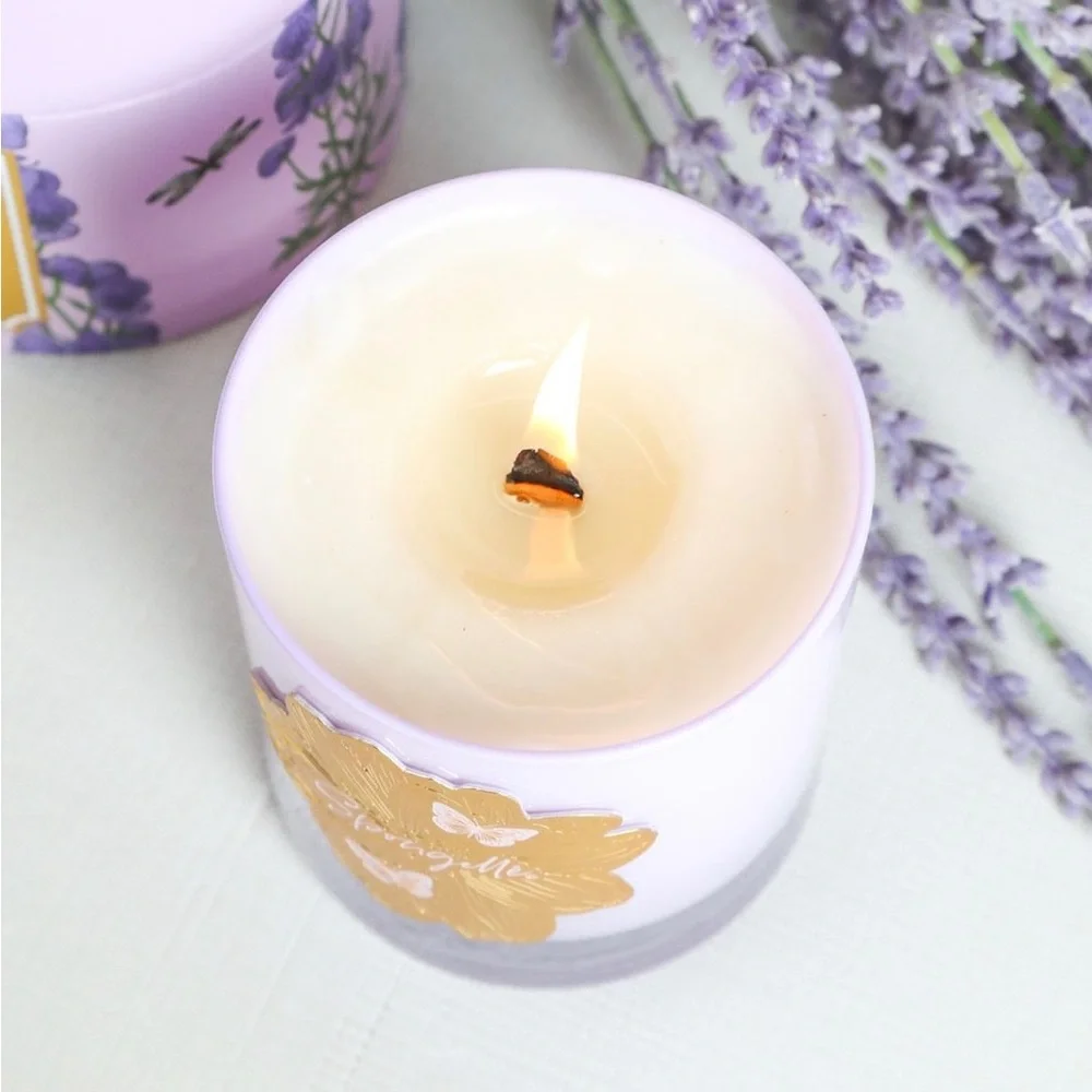 2/$30 Sale Spongelle New Botanica Collection Candle - Lavender 50hrs burn